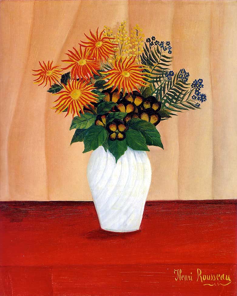 Henri Rousseau Bouquet of Flowers